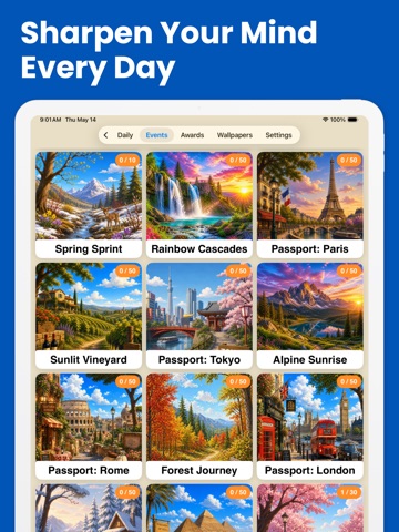 Sudoku Puzzle World iPad screenshot