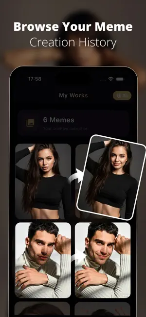 Exaggy - AI Effect Meme iPhone screenshot 4
