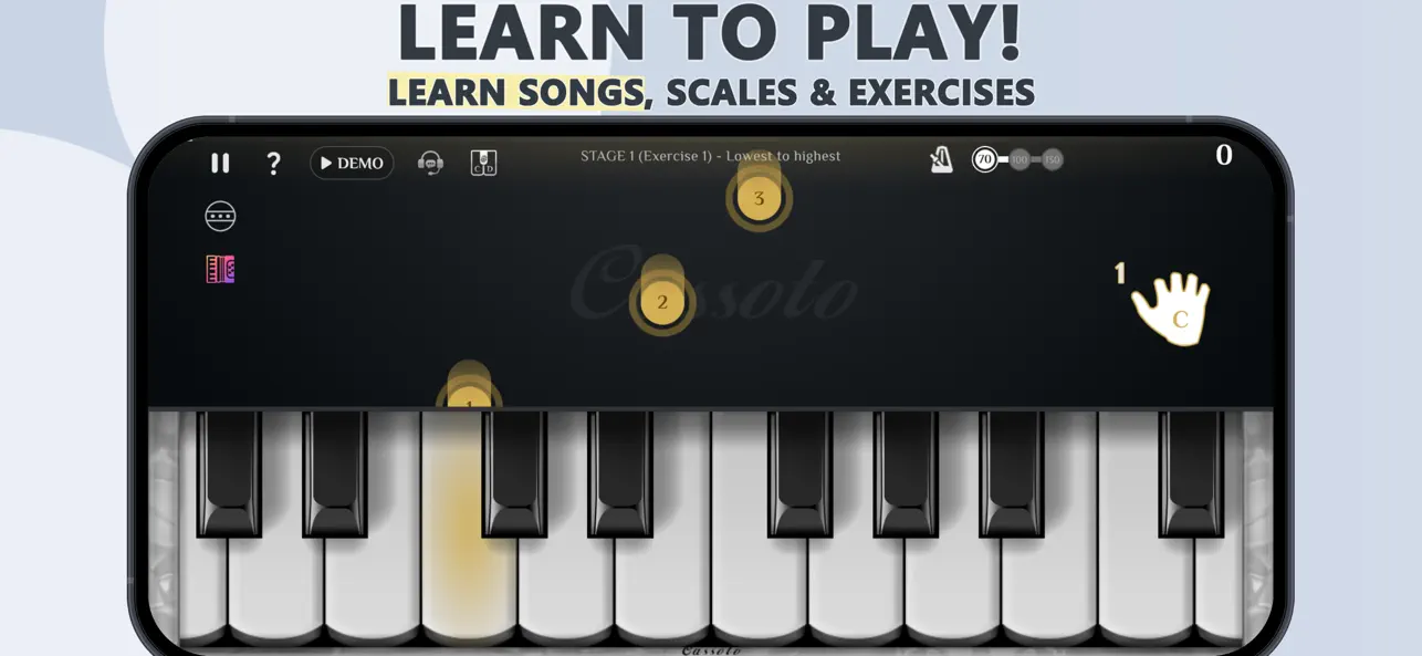 Screenshot #2 pour Accordion Piano Cassoto