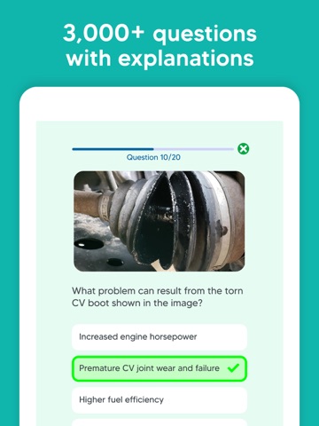 ASE Test Prep Auto Exam 2026 iPad screenshot