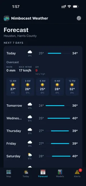 Nimbocast Weather radar screenshot 3