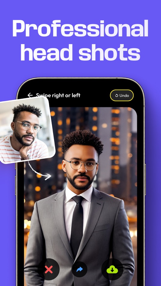 #3. Mugshot: AI Headshot Avatar (iOS) 由: Blendit Studios Private Limited