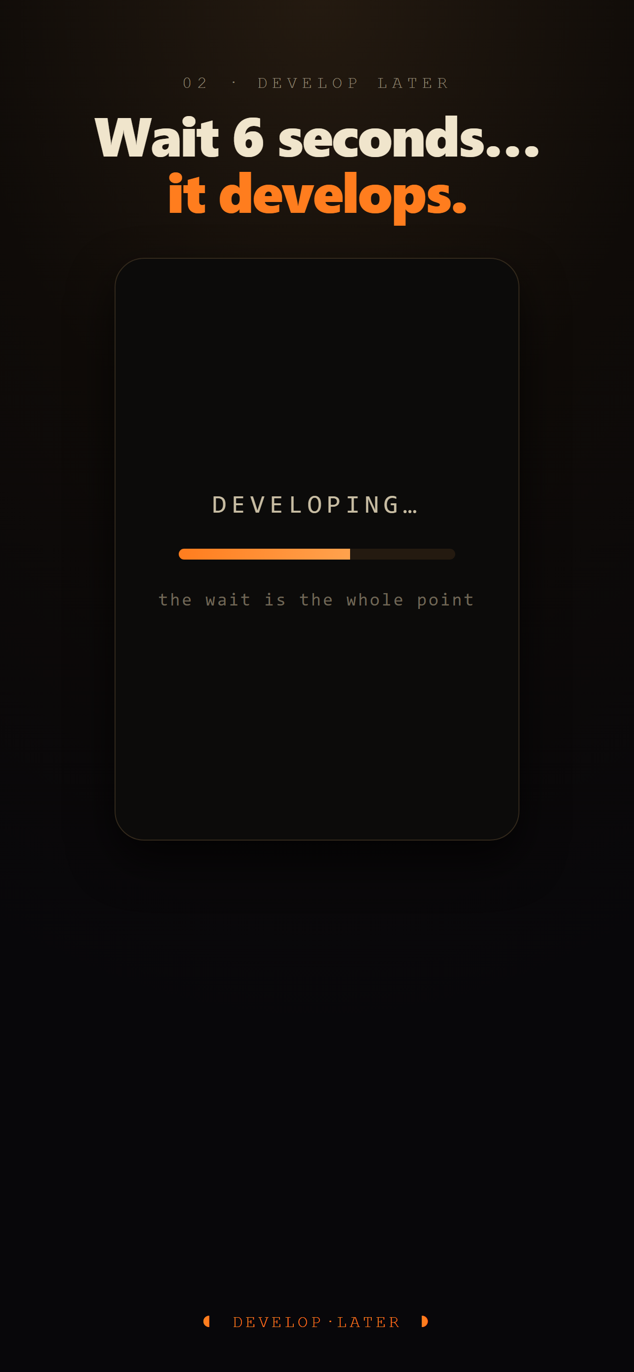 DEVELOP·LATER: Film Camera screenshot 2