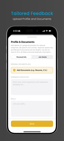 Interview Prep: AI Coach screenshot