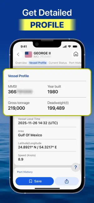 Marine Traffic Vessel Finder iPhone screenshot 4