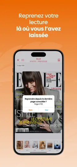 Capture d'écran de Press Connect sur iPhone 6