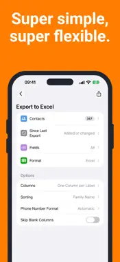 Export Contacts - CSV, Excel screenshot 2