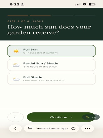 Bloom Planner App iPad screenshot