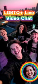 LGBTQ+ Live Video Chat: BiVibe screenshot