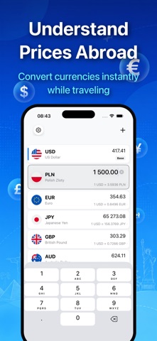 Currencies - quick converter Screenshot 1 of 8