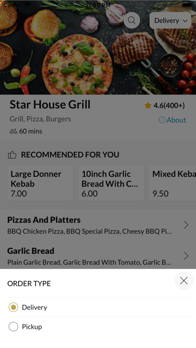 Star House Grill Cleethorpes Screenshot