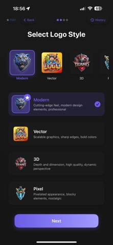War: Gaming Logo Maker Esport iPhone screenshot
