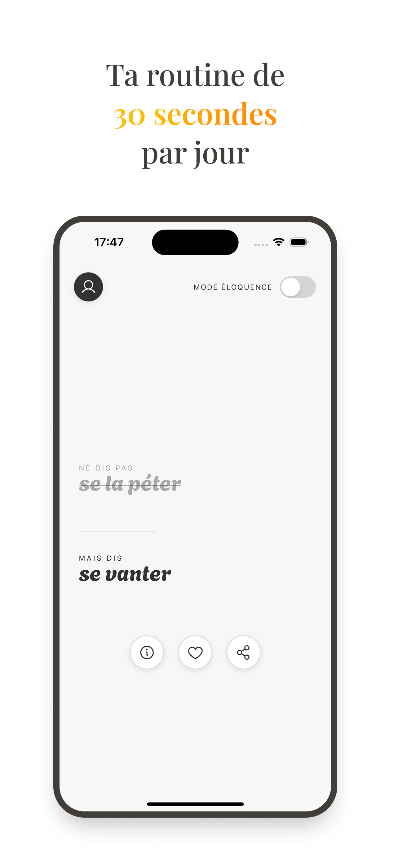 Eloqus : Vocabulaire français