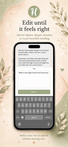 Hitched: Wedding Vows & Toasts Screenshot 4 of 7