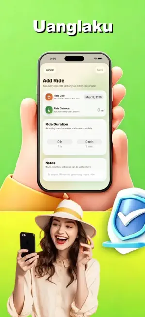 Uanglaku - Ride Log iPhone screenshot 2