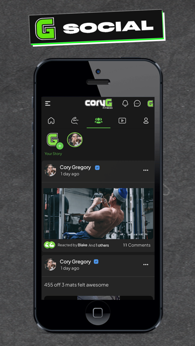 CoryG Fitness Screenshot