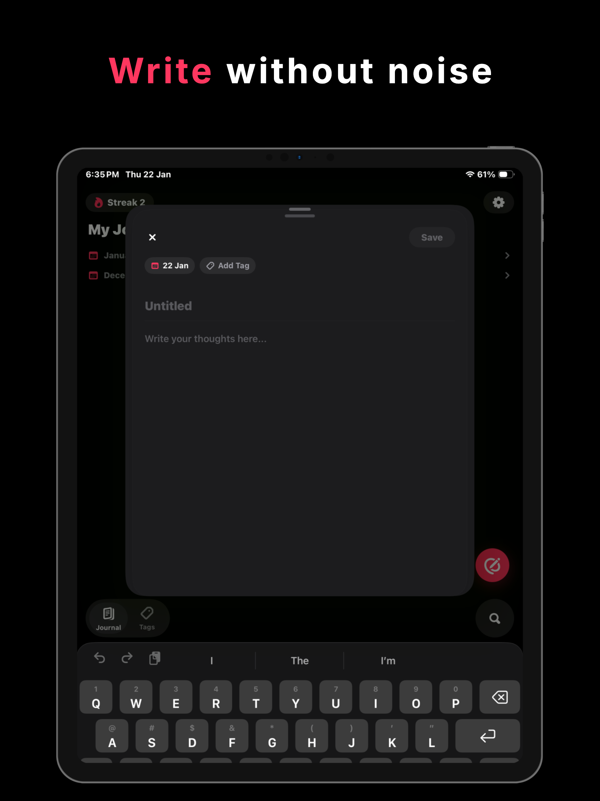 Loops: Journal & Habits
