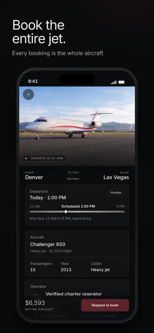 SkyAccess: Private Jet Charter screenshot 2