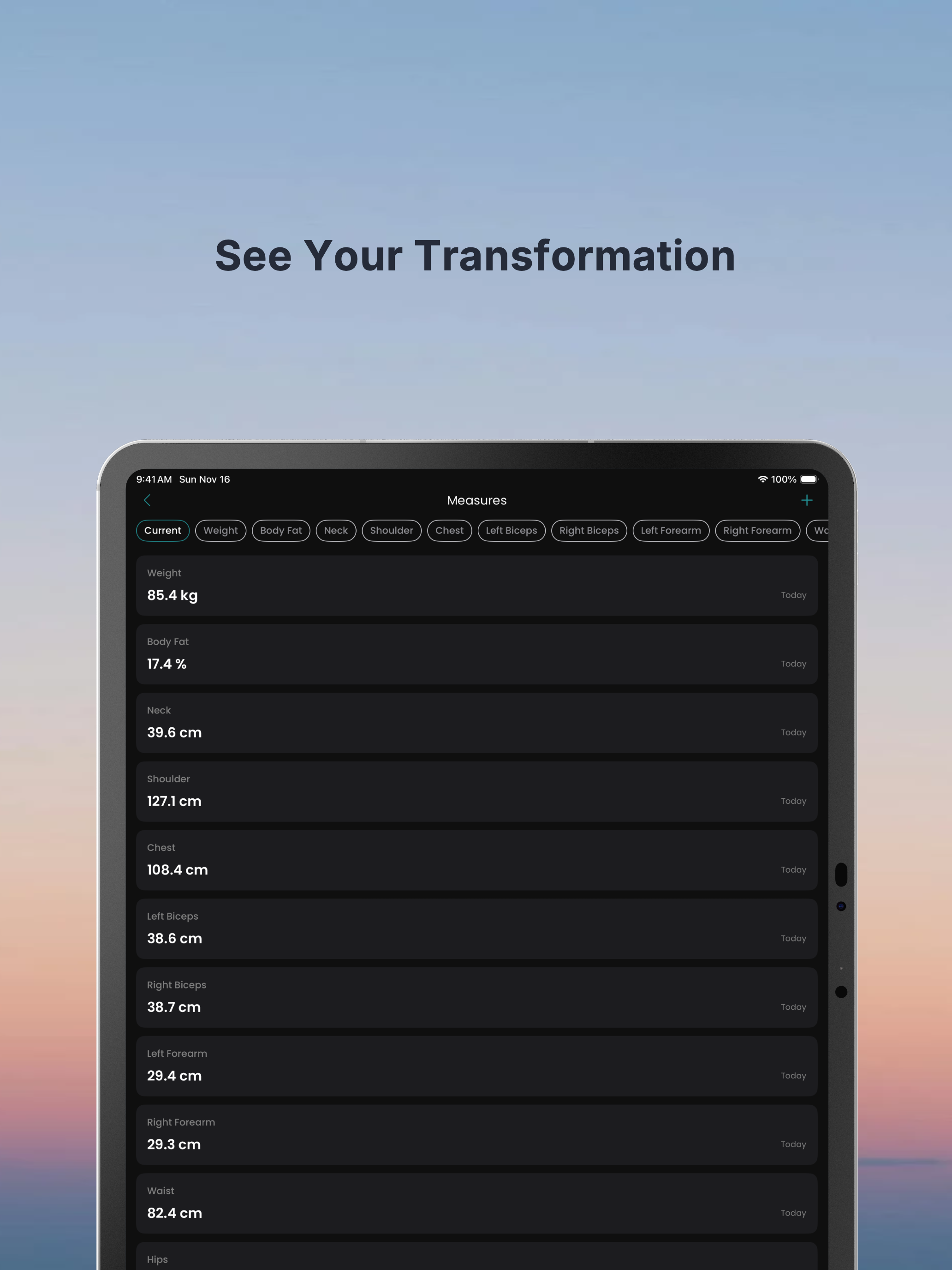 Lift - Gym & Nutrition tracker screenshot 7