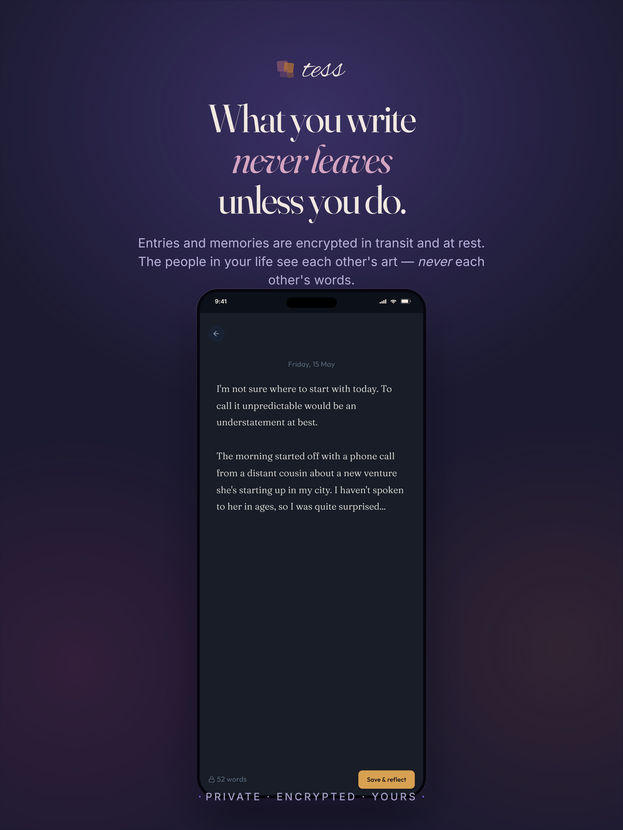 tess – Journal·Connect·Bloom screenshot 11