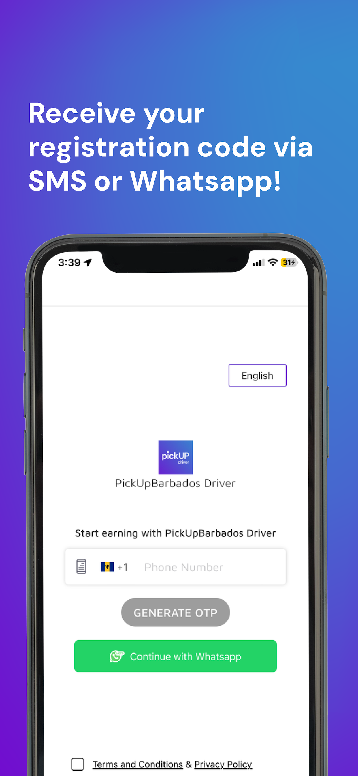 PickUpBarbados  Driver