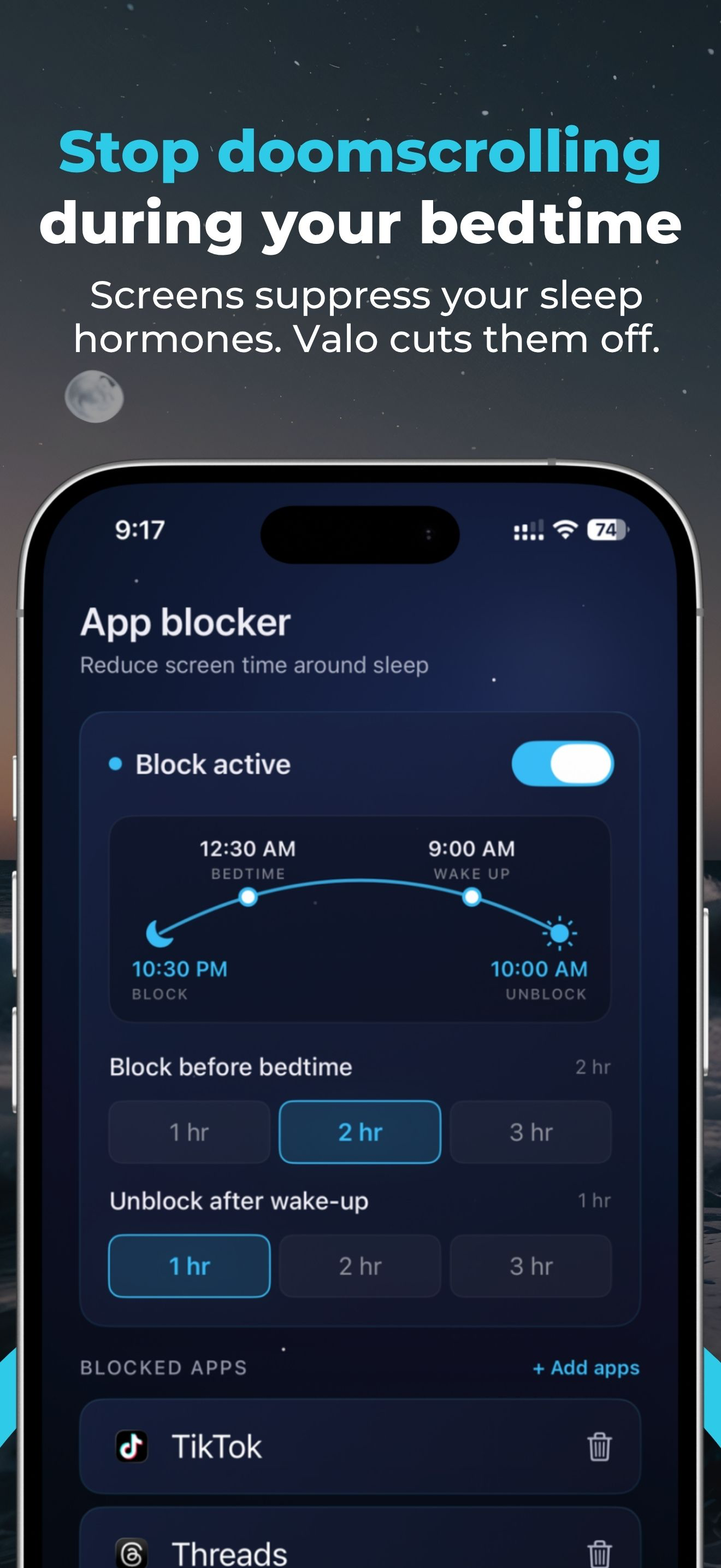 Valo Sleep: Calm Bedtime App