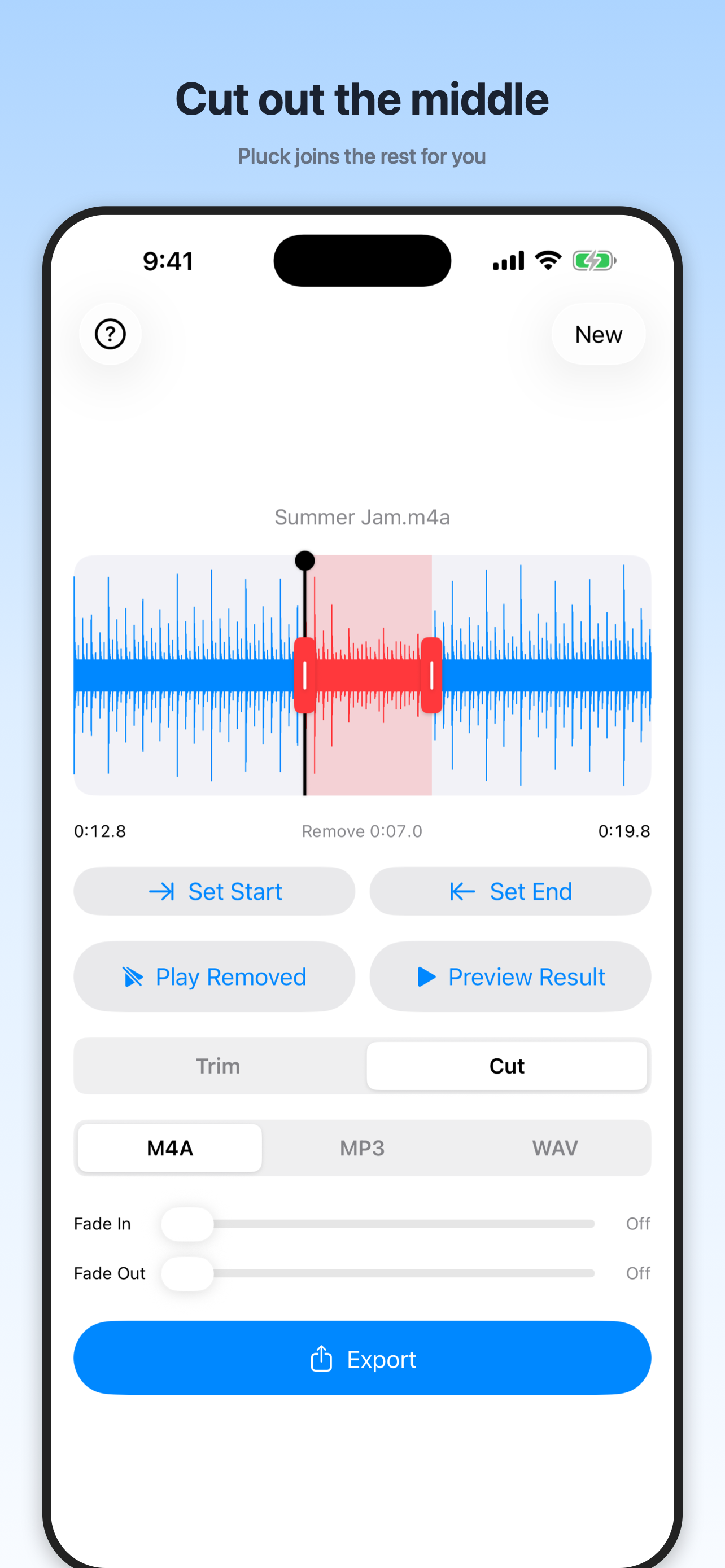 Pluck: Audio Editor screenshot 3