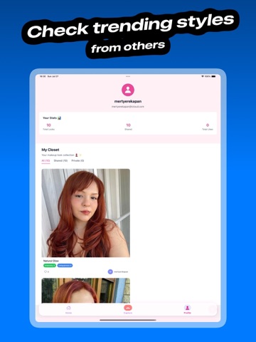 Makeup Social - Glamr iPad screenshot