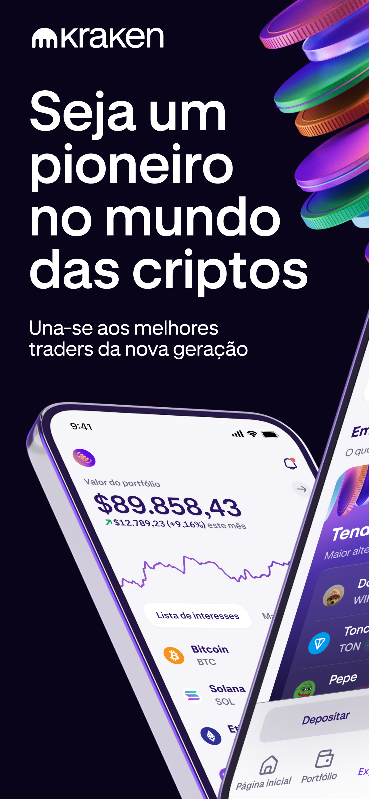 Kraken: Cripto e Bitcoin BTC