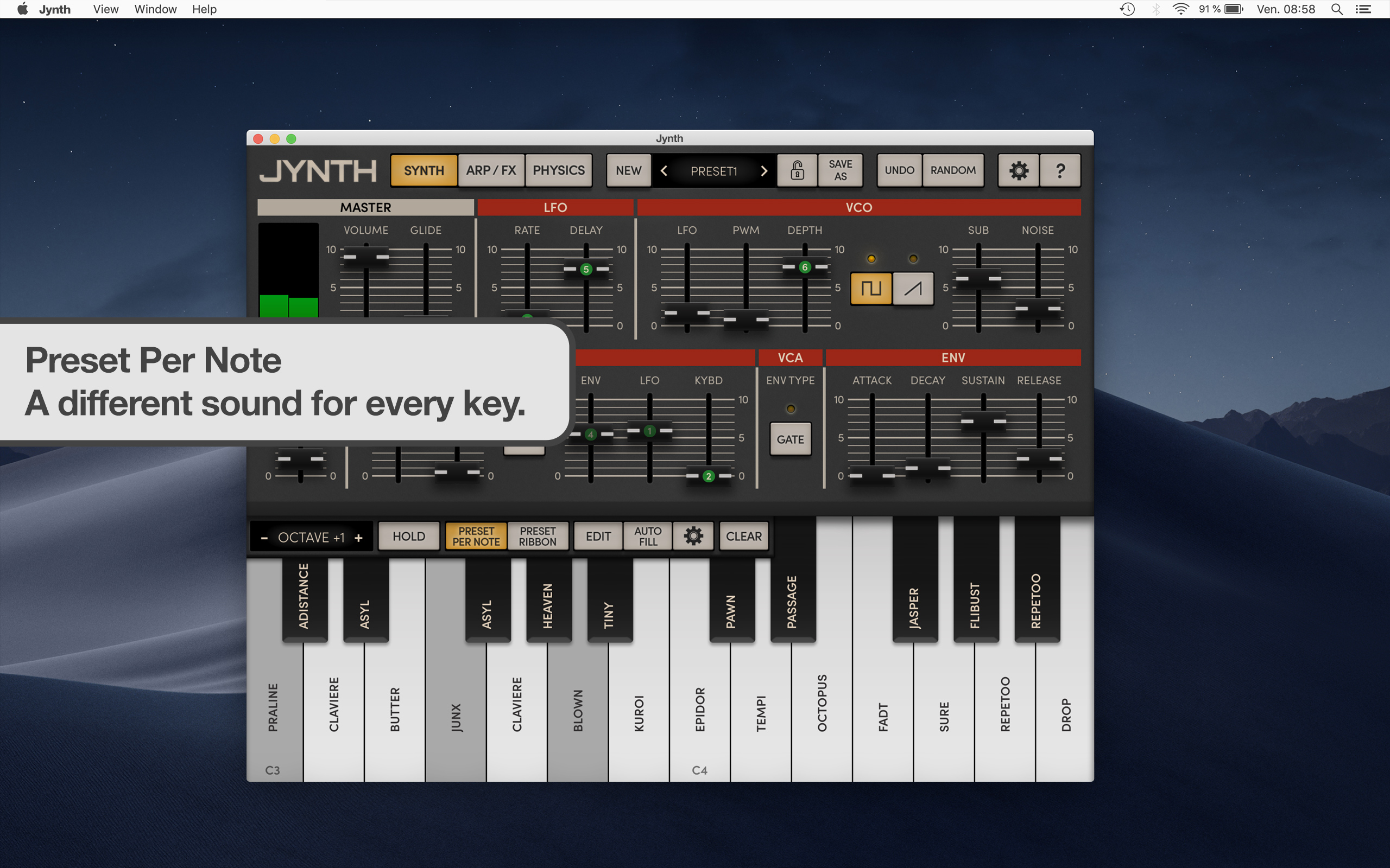 Jynth – Physics Analog Synth