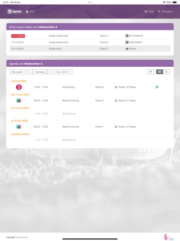 Atermes Medewerkersportaal iPad screenshot 2