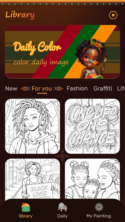 Black Color Paint By Number screenshot-6