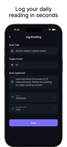 DailyReading: Reading Tracker screenshot