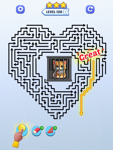 Arrow Sort: Animal Rescue iPad screenshot