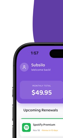 Subsilo: Subscription Tracker Screenshot 7 of 9