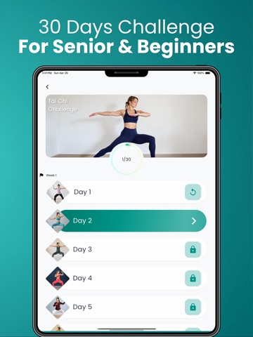 Tai Chi Walking : GentleFit iPad screenshot