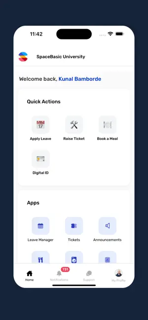 SpaceBasic iPhone screenshot 3