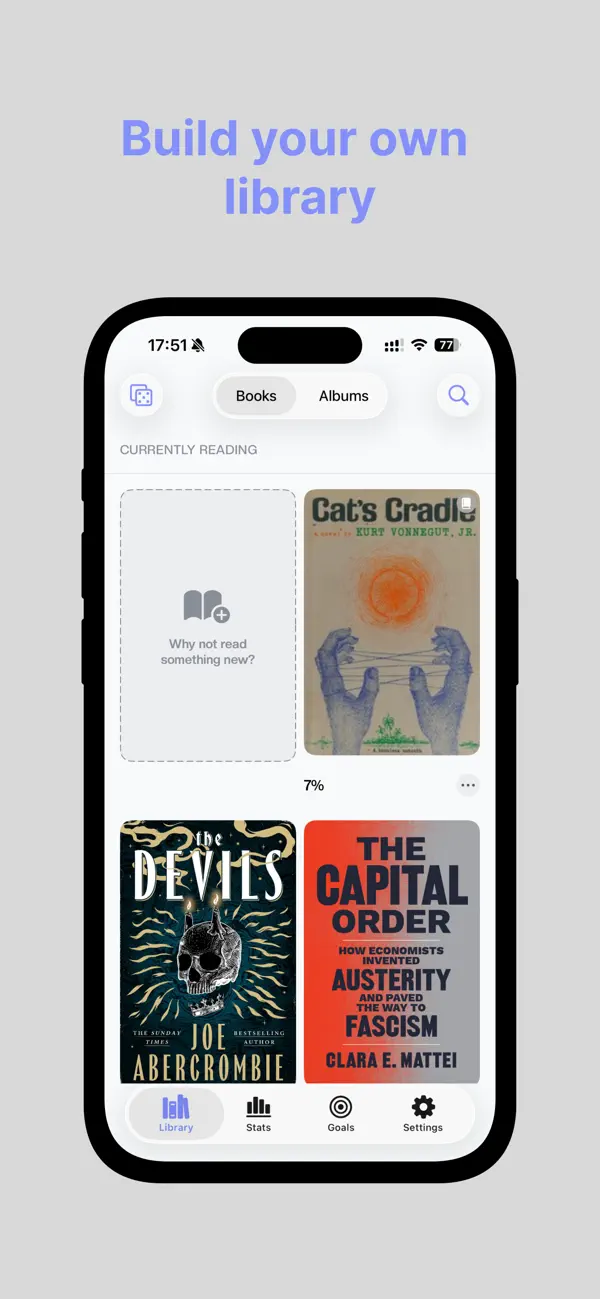 Screenshot #1 pour Albert: Your reader & tracker