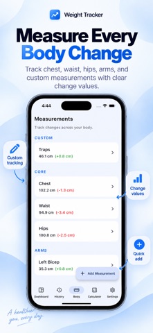 Weight Tracker: BMI & Body Log screenshot