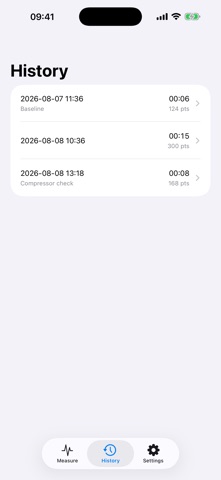 VibroMeter - Vibration Meter Screenshot 2 of 4