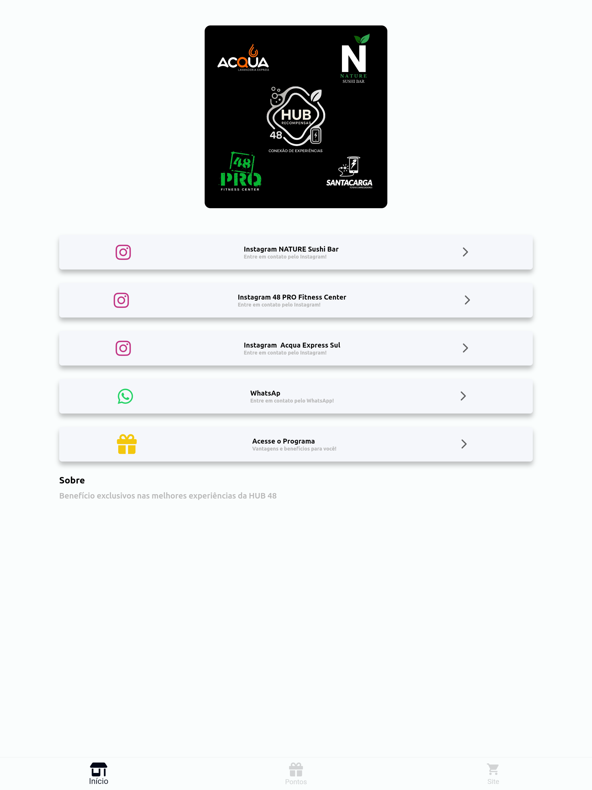 HUB RECOMPENSAS