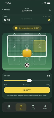 Goalgrid Eleven: Penalty Duel iPhone screenshot 2