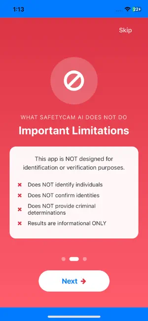 SafetyCamAI: Reverse Image screenshot 2