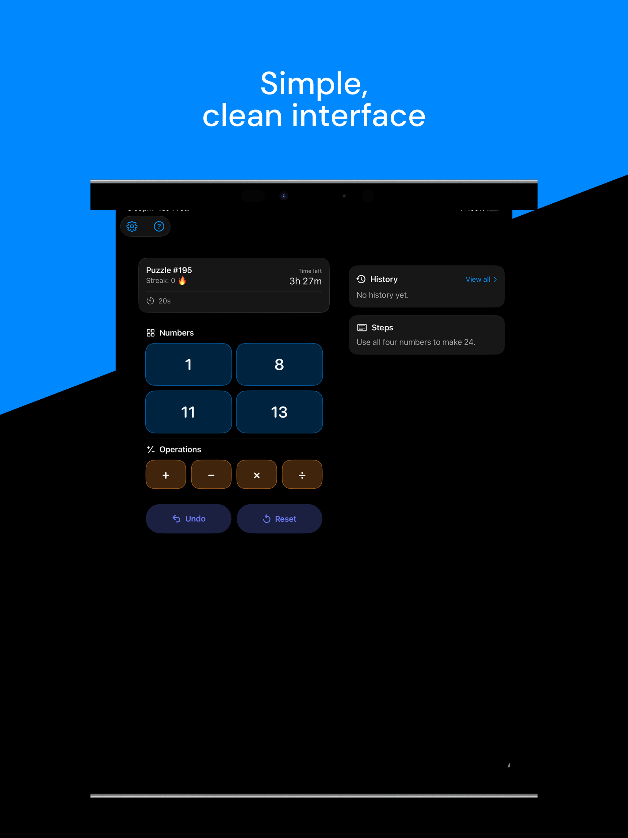 Make24: Mental Maths Game screenshot 10