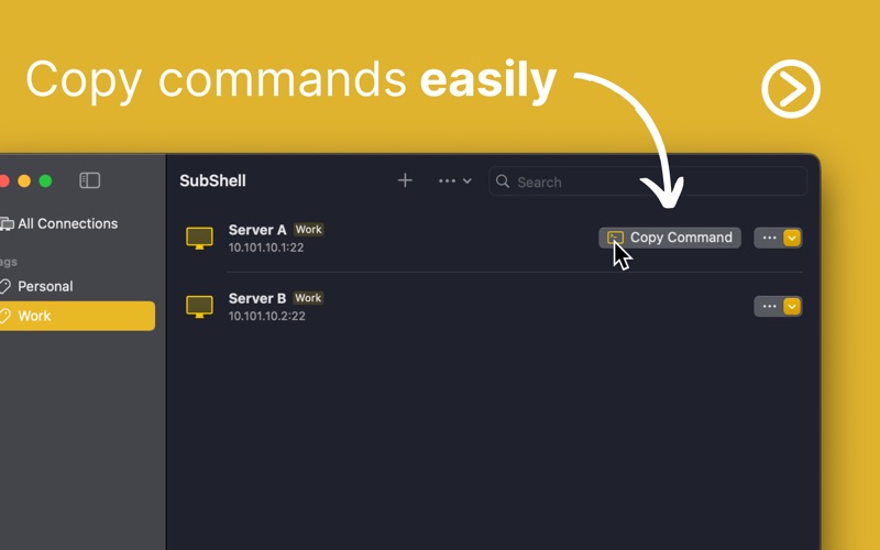 SubShell app screenshot 3