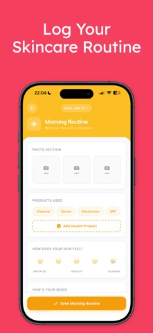 AI Skin Analyzer: SkinJourney iPhone screenshot