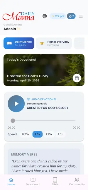 Daily Manna - Devotional Guide screenshot 2
