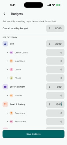Expense Tracker: Budget & Save Screenshot 7 of 9