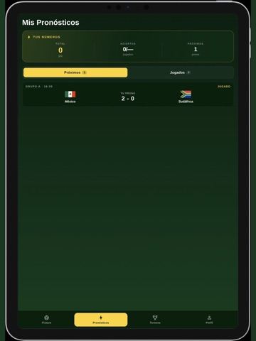Prode Mundial 2026 iPad screenshot 3
