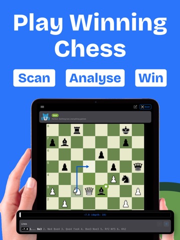 Chess Engine - ChessFox iPad screenshot